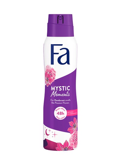 Buy Mystic Moments Passion Flower Deodorant Spray 200ml in UAE