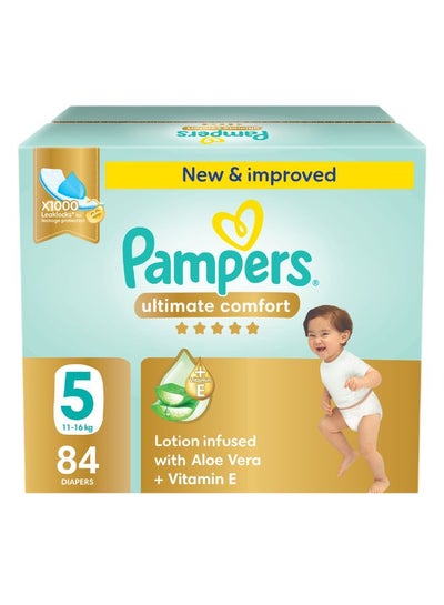 Buy Premium Care Taped Diapers Size 5 Mega Box 84 Count in Saudi Arabia