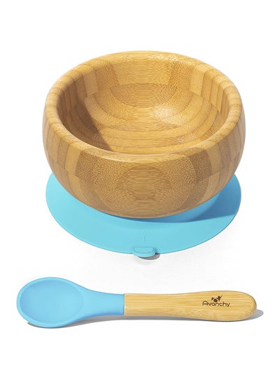 Buy Bamboo Suction Baby Bowl And Spoon Set in UAE