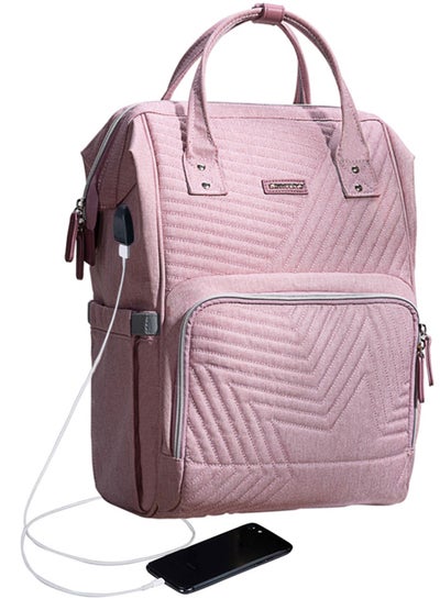 Buy Multifunction Travel Backpack Diaper Bag - Nova Pink in Saudi Arabia