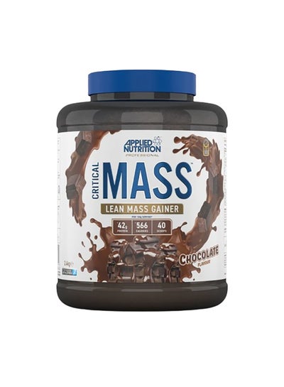 Buy Critical Mass Lean Mass Gainz Chocolate Flavour 2.4kg in Saudi Arabia