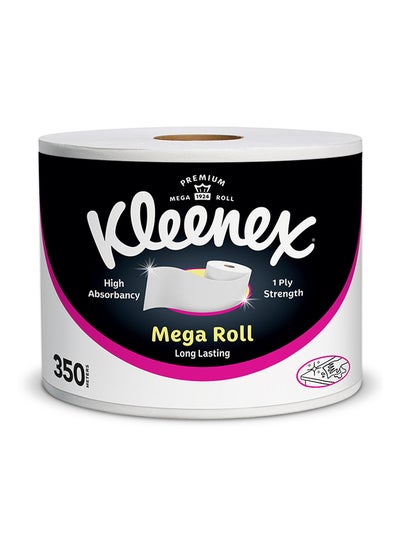 Buy Multi Purpose Mega Kitchen Paper Towel Tissue White 350.0meter in UAE