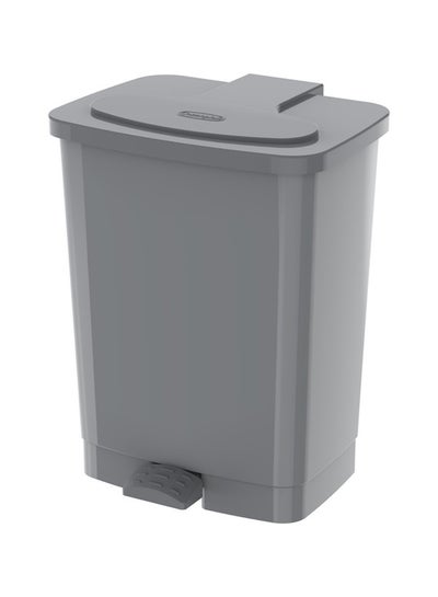 Buy 17L Step-On Waste Bin With Pedal  Pearl Grey Pearl Grey 17.0Liters in Saudi Arabia