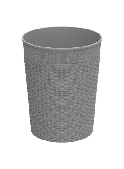 Buy Rattan Basket-Curver Grey 6.0Liters in Saudi Arabia