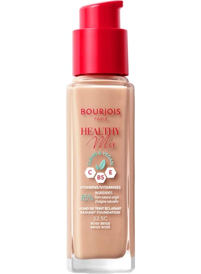 Buy Healthy Mix Anti-Fatigue Foundation 30 ml 52.5 Rose Beige in Egypt