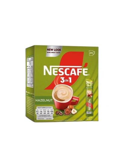 Buy 3-In-1 Hazelnut Coffee 18grams Pack of 24 in Egypt