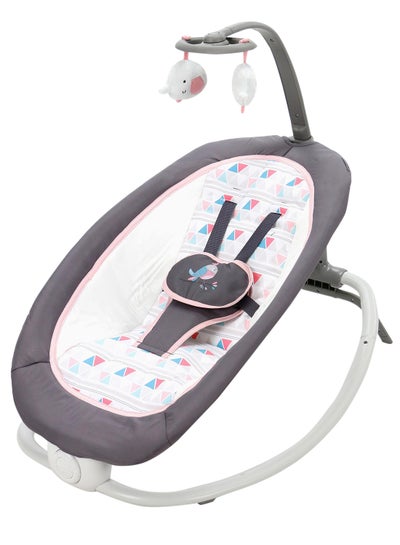 Buy Baby Rocker Adjustable Chair For Newborn To Toddler With Music - Multicolour in Saudi Arabia
