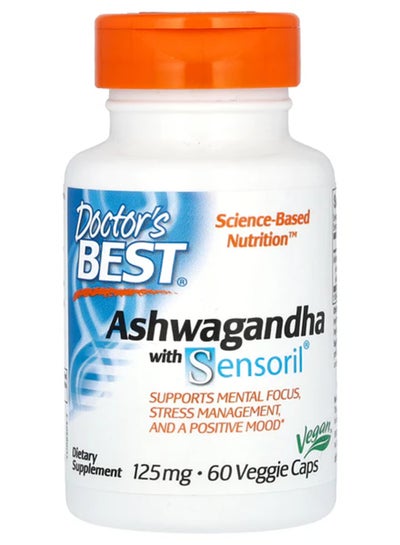 Buy Ashwagandha With Sensoril - 60 Veggie Caps in UAE