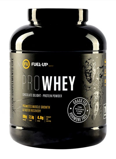 Buy Pro Whey- Chocolate Delight Flavour, Whey Protein Powder,30G Protein,2.1G Carb And 4.8G Bcaas Per Serving, 71 Servings,5Lbs (2.2Kg) in UAE