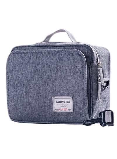 Buy Diaper Changing Clutch with Shoulder Strap Kit Large Grey in UAE