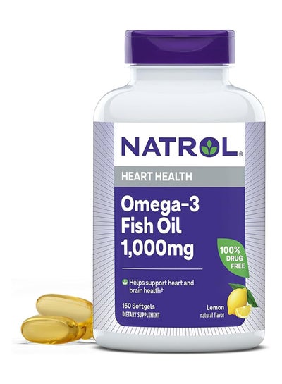 Buy Omega-3 Fish Oil - 150 Softgels 1,000 Mg in Saudi Arabia