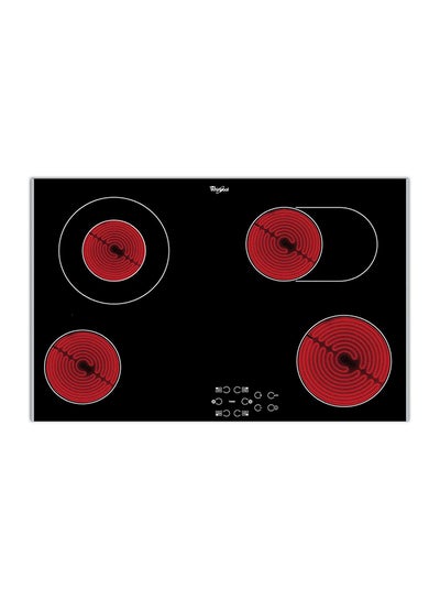 Buy Kitchen Hob 6800W AKT8360LX Black/Red in Saudi Arabia
