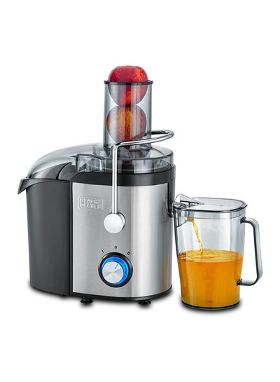Buy Juice Extractor Stainless Steel with Powerful Function 1.7 L 800 W JE800-B5 Black/Silver/Clear in Saudi Arabia