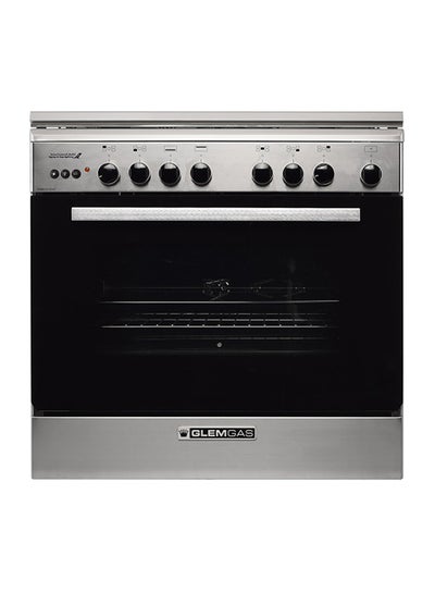 Buy 5-Burner Gas Cooker AL857GI FS Stainless Steel/Black in Saudi Arabia