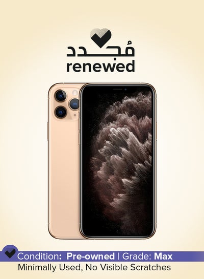 Renewed - iPhone 11 Pro Max With FaceTime Gold 256GB 4G LTE price in UAE |  Noon UAE | kanbkam