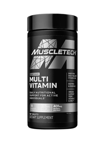 Buy Essential Series Platinum Multi Vitamin Dietary Supplement 90 Tablets in UAE