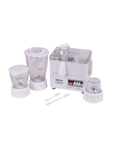 Buy Electric Juicer And Multi Blender 4 in1 400 W GVC-809 White/Clear in Saudi Arabia