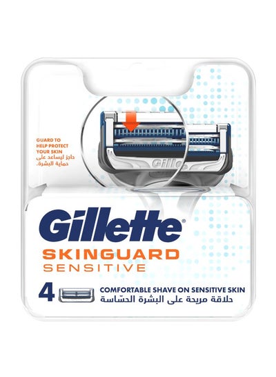 اشتري Gillette Skinguard Blades x4 في مصر