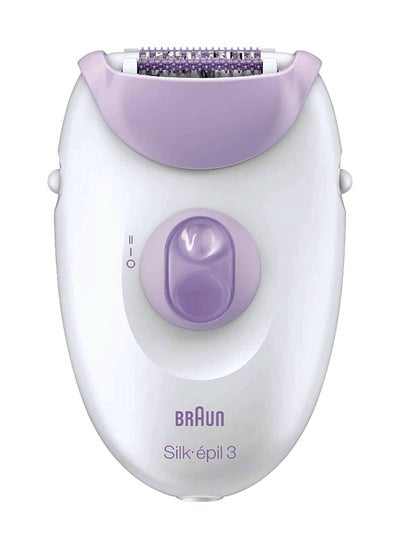 Buy Silk-Epil 3 3170 Epilator White/Purple in Egypt