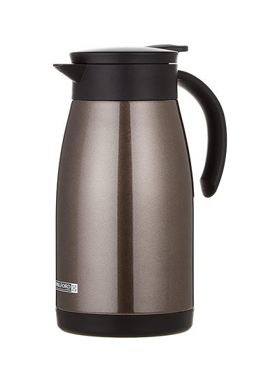 Buy Stainless Steel Vacuum Flask Grey/Black in UAE