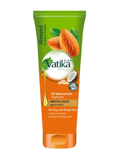 Buy Vatika Naturals Smooth & Silky Oil Replacement| Almond, Coconut & Sesame | For Dry & Rough Hair | Non-Sticky & Non-Greasy 200ml in Egypt