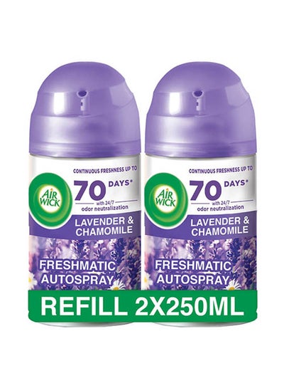 Buy Freshmatic Lavender And Chamomile Refill, Pack Of 2 250ml in Saudi Arabia