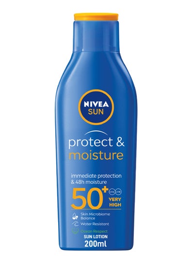 Buy Protect And Moisture Sun Lotion With SPF 50+ 200ml in Saudi Arabia