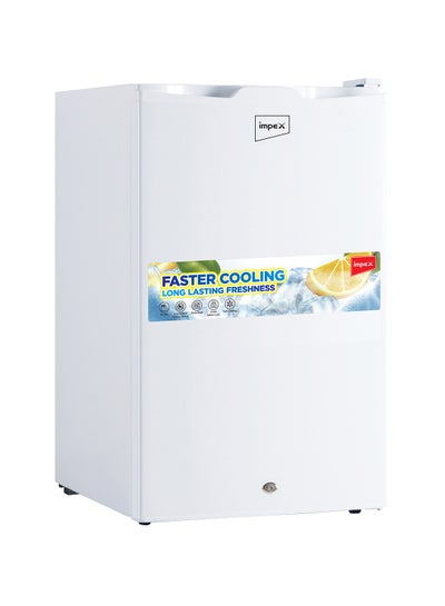 Buy Refrigerator Single Door Fridge (3 Cubic Feet)Freezer ,Glass Shelves, Safety Lock And Key, Low Noise, Energy Saving, Fast Cooling 90 L 95 W IMRF 140 White in UAE