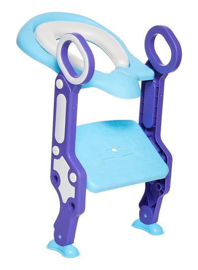 Buy Step Stool Foldable Potty Trainer Seat - Blue in Saudi Arabia