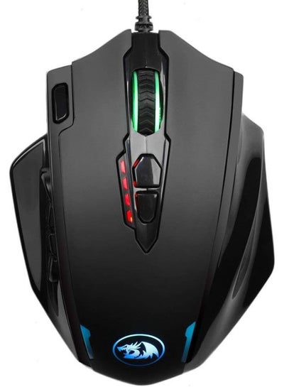 Buy M908 Laser Wired Gaming Mouse With Side Buttons Black in Egypt