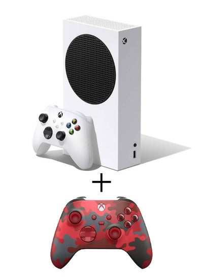 Buy Xbox Series S 512 Gb Digital Console With Extra Wireless Controller Camo Red in Saudi Arabia