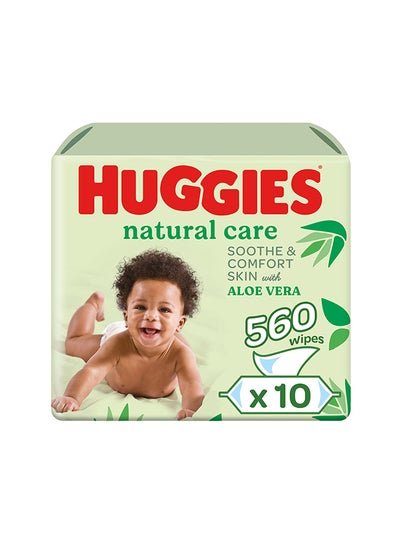 Buy Pure Baby Wipes, 99% Pure Water Wipes, 10 Pack x 56 Wipes, 560 Count in UAE