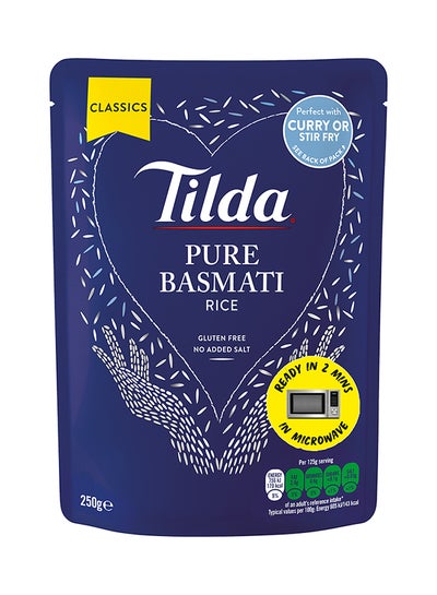 Buy Two minutes Microwave Pure Steamed Basmati Rice 250grams in UAE