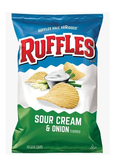 Buy Imported Sour Cream And Onion Potato Chips 184.2grams in UAE