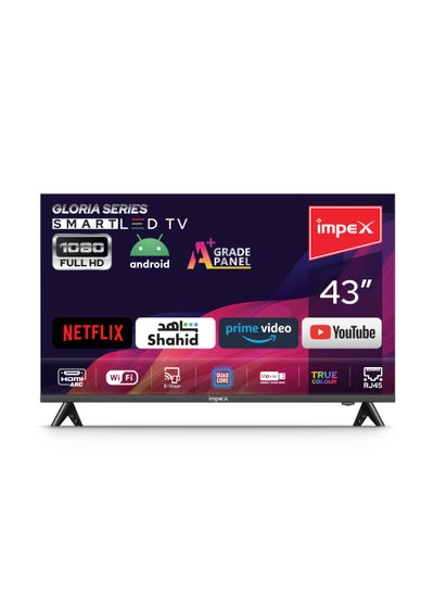 43 Inch Full HD Smart Android LED TV With Free Wall Mount - Frame Less ...