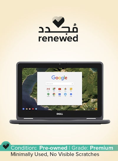 Buy Renewed - Chromebook 11 3189 2NN30 Convertible Laptop With 11.6-inch IPS Touchscreen Display,Intel Celeron Processor/4 GB RAM/16 GB eMMC/Intel HD 400 Graphics Black Black in UAE