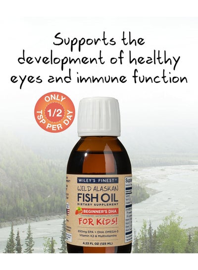 Buy Wild Alaskan Fish Oil Beginner's DHA 125ml in UAE