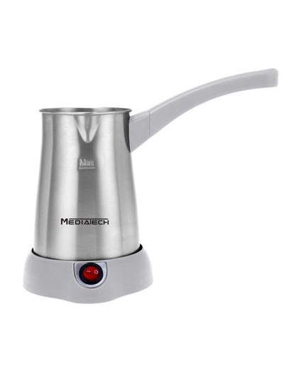 Buy Turkish Coffee Maker 400 ml 1000 W MT-11 Silver-Grey in Egypt