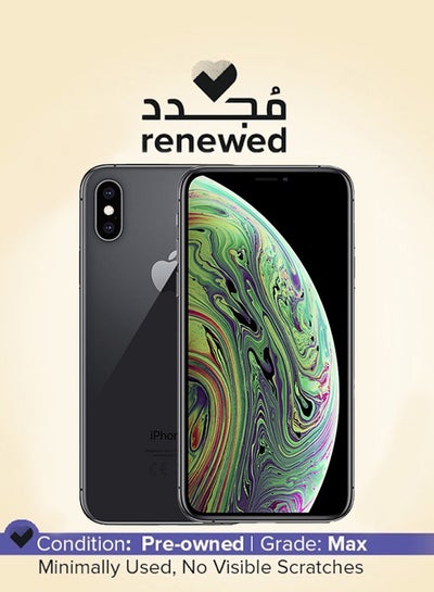 Buy Renewed iPhone XS With FaceTime Space Grey 256GB 4G LTE in Saudi Arabia