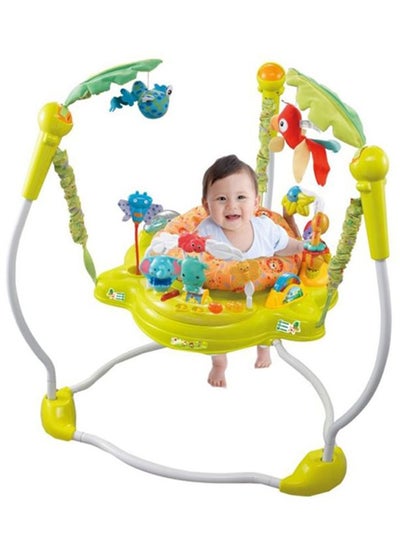 Buy Happy Jungle Jumper Bouncer With Music And Lights For Baby, 33-1606072 in Saudi Arabia