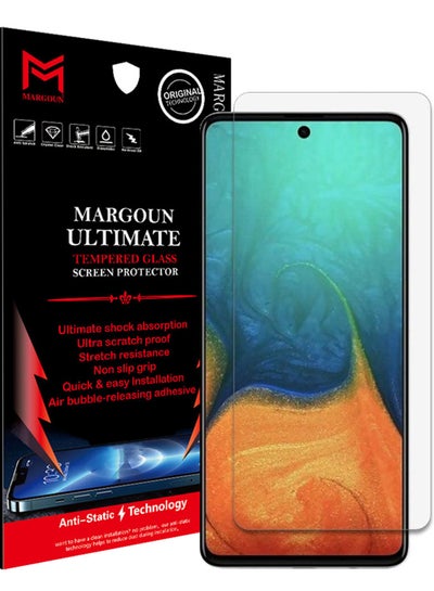 Buy Ultimate Tempered Glass Screen Protector For Samsung Galaxy A51 Clear in Saudi Arabia