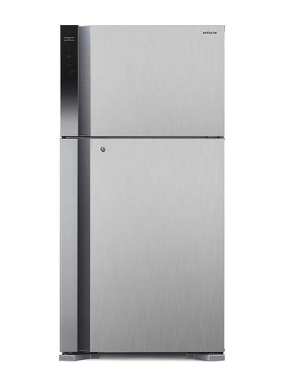 Buy 715L Gross Top Mount Double Door Refrigerator, 2 Doors Fridge with Dual Fan Cooling, Touch Screen Control, Twist Ice Tray 150.0 W RV715PUK7KPSV Silver in UAE