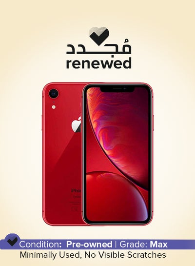 Buy Renewed iPhone XR With FaceTime Red 128GB 4G LTE in Saudi Arabia