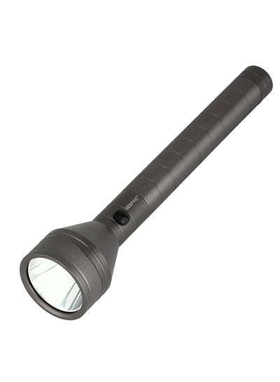 Buy Geepas GFL51024UK Rechargeable LED Flashlight XPE Torch LED for Super Brightness | 4 Hours Working Time | 320 Lumens Torch Light Long Distance Range | Powerful Handheld Torch for Camping, Outdoor Activities Grey in UAE