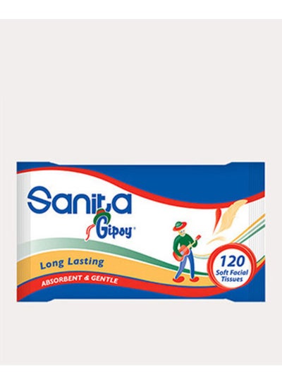 Buy Sanita Gipsy 120 sheet Soft Facial Tissues 1 Piece White in Egypt