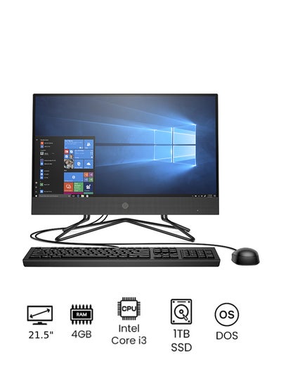 Buy 200G4 All-In-One Desktop With Full HD 21.5-Inch Display, Core i3 Processor/4GB RAM/1TB HDD/Intel UHD Graphics With Keyboard And Mouse Grey in Egypt