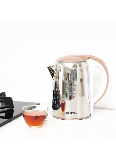 اشتري Electric Cordless Stainless Steel Kettle 2.2 لتر 1600 وات KNK6127 فضي/ أسود في السعودية