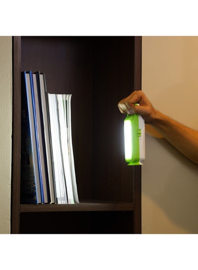 Buy Rechargeable Solar LED Emergency Light Green/White in Saudi Arabia