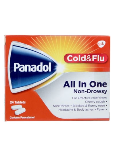 اشتري Cold And Flu All In One 24 Tablets في الامارات