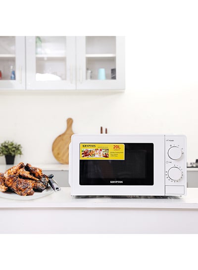 Buy Microwave Oven With 5 Power Levels And 30 Minute Timer 20 L 700 W KNMO6196 White in UAE